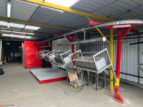 New powder coating line - new,