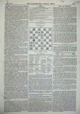 Original Old Antique Print