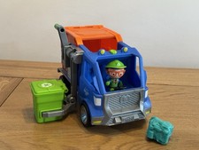 ( Blippi ) Talking RECYCLING TRUCK Interactive Toy Vehicle With Figure  Playset