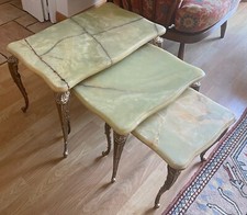 SALE - 3x Retro Vintage Onyx