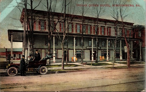 Postcard stroudsburg indian - postcard, pa