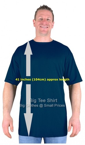 Big mens navy long - long, t