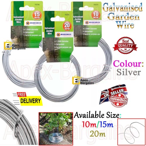 Galvanised garden wire all - wire,