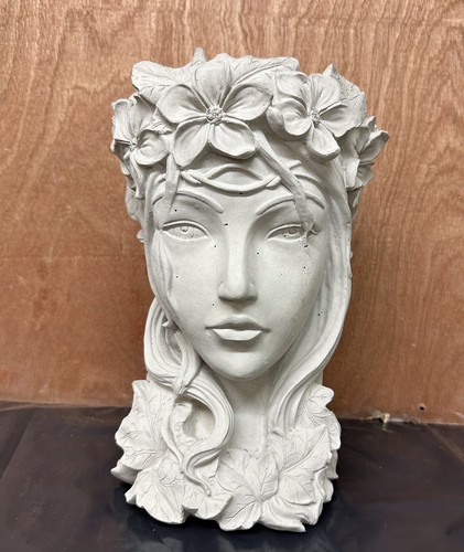 Stone garden flower maiden - garden,