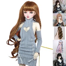 Long Curly Wavy BJD Wig SD