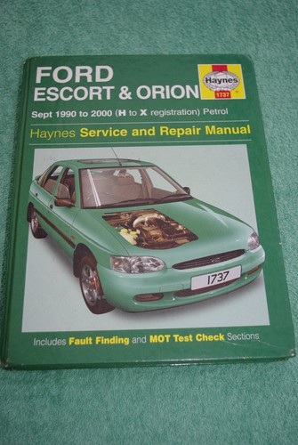 Haynes manual ford escort - haynes,
