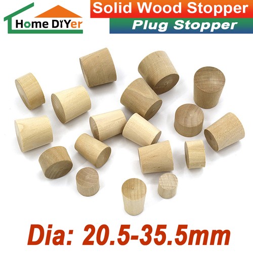 Solid oak tapered - tapered, plugs