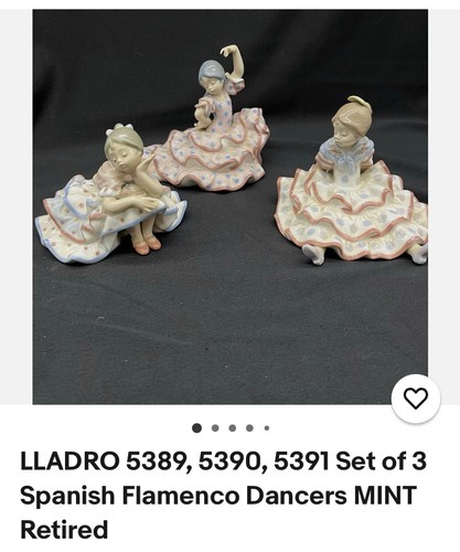 Lladro full set flamenco - lladro~full,