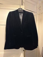 Moss Bros Black Velvet Jacket