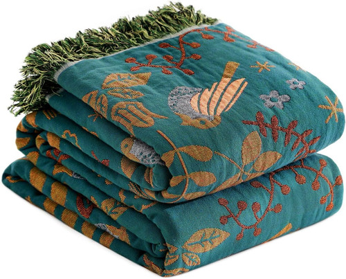 Reversible boho cotton - reversible, throw