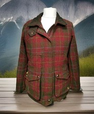 JOULES Field Jacket Coat 'Angust' Tweed Check Size 14 £249