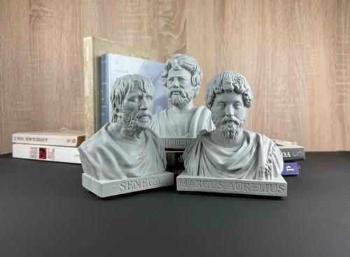 Stoic trio marcus - stoic, aurelius
