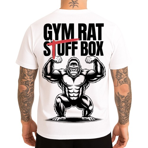 Stuff box mens shirt - gym, rat