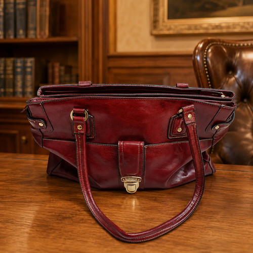 Liz claiborne burgundy leather - claiborne,