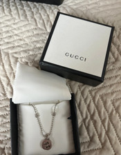 Gucci silver necklace
