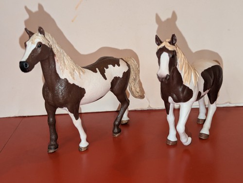 Lot schleich paint - lot, horse