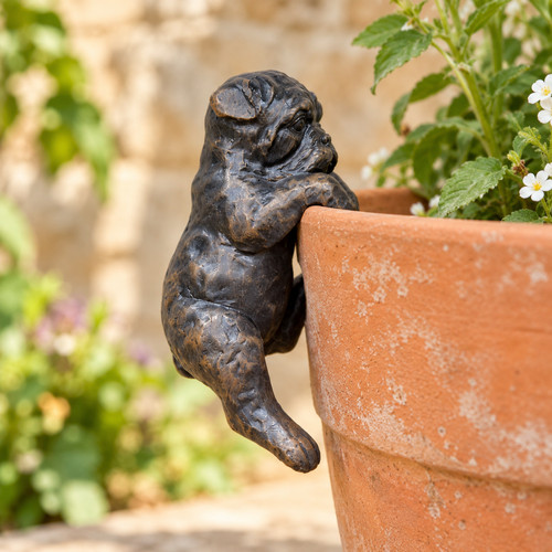 Bulldog pot hanger - bulldog, dog