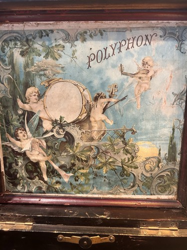 Polyphon german music box - polyphon,