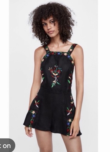 Zara linen romper - linen,