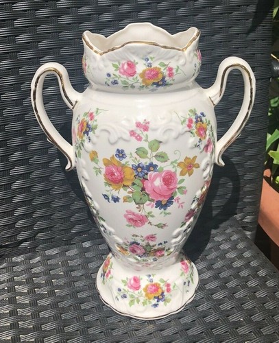 Fenton bone china amphora vase - bone,