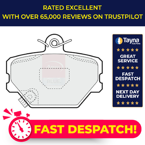 Brake pads set fits smart - brake,