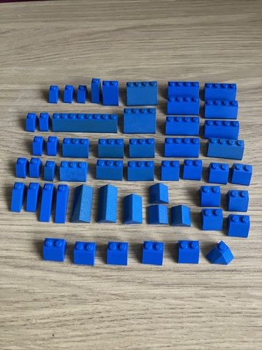 Lego pieces blue slope - blue,