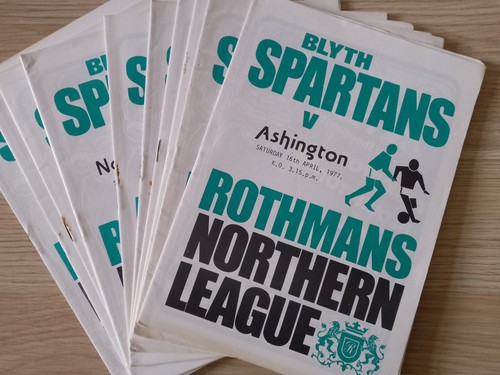 Blyth spartans home programmes - spartans,