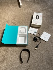 Fitbit Alta HR GUNMETAL SERIES Size LARGE FITNESS MONITOR.