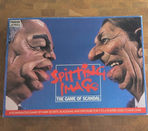 Spitting image board game - spitting,