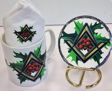 Masonic Themed Christmas Mug
