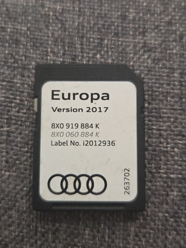 Genuine audi sat - nav, card