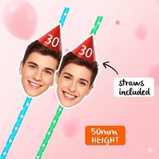 Personalised Photo Straws