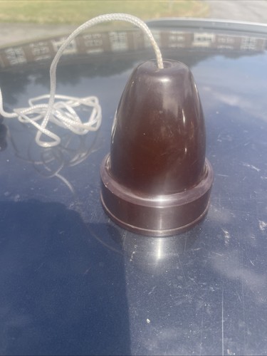 Vintage bakelite pull - pull, cord