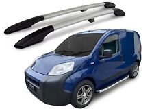 Aluminium Roof Rack Rails Side Bars To Fit Fiat Qubo (2007+)