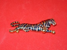 Attractive Vintage Tiger Costume Jewellery Brooch