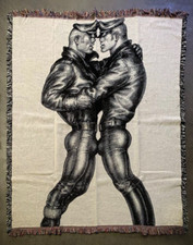 TOM OF FINLAND WOVEN THROW 50