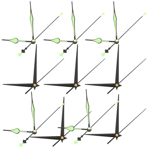 Sets backwards clock wall - sets,