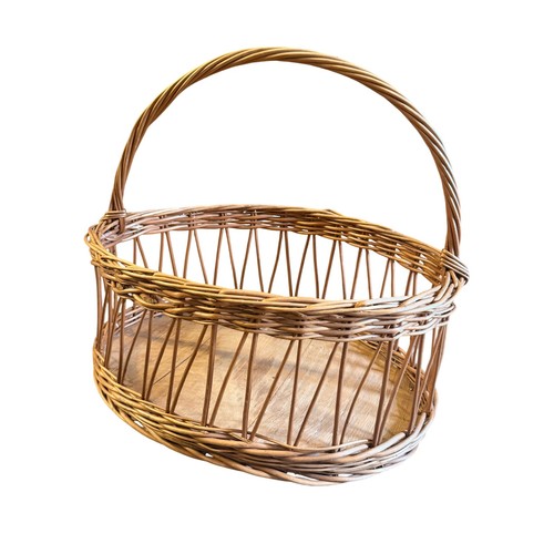 Vintage willow garden trug - willow,