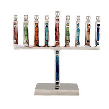 Menorah Chanukiah Multi Color