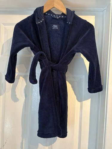 Boys blue fleece hooded - blue,