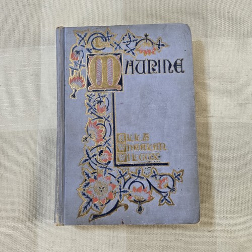 Antique hardcover book maurina - book,