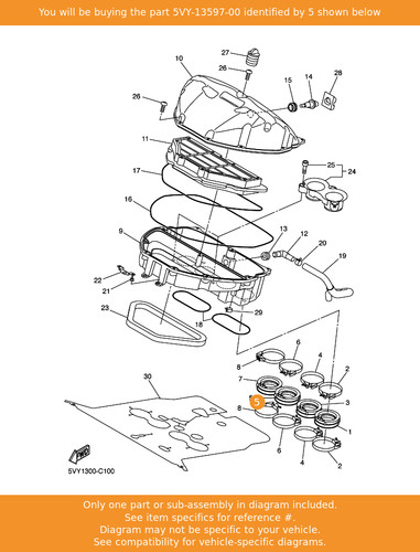 Yamaha joint carburetor 3 - joint,,