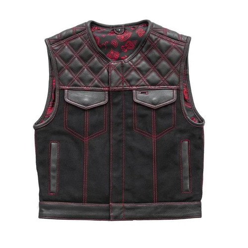 Men biker vest - men's,