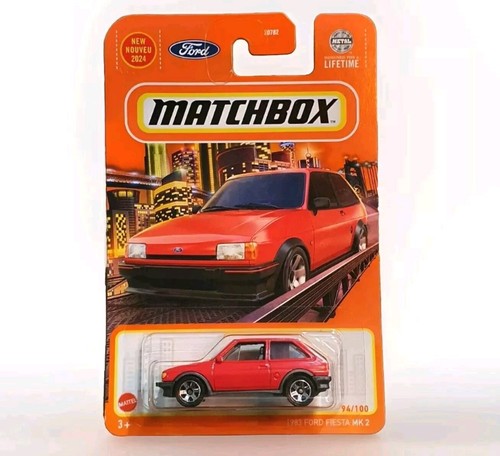 Matchbox red 1983 ford fiesta - 1983,