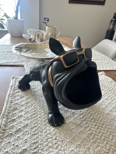Resin french bulldog tray - bulldog,