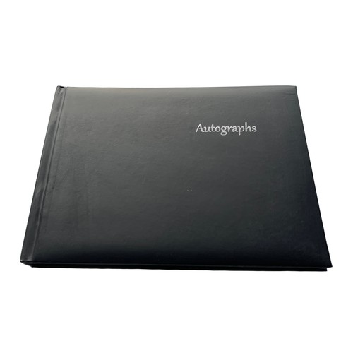 Black autograph books by - x,