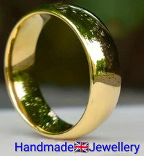 Size Z-1; Men 6mm Gold Vacum