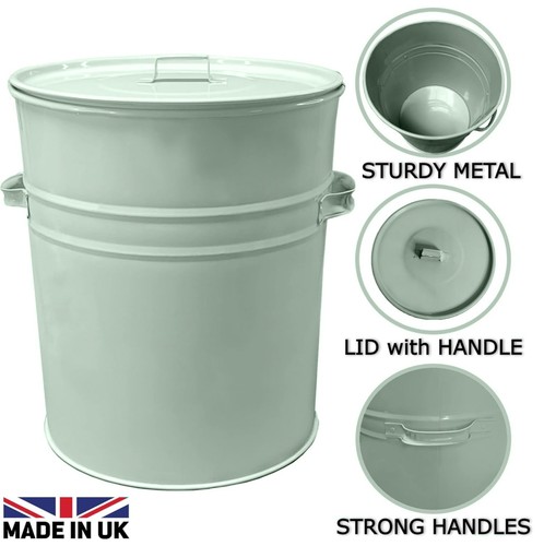 Metal ash bucket fireside - ash,