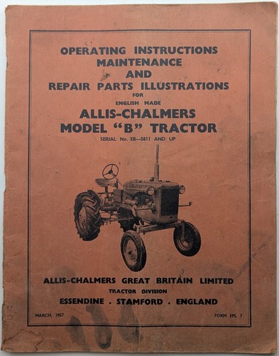 Vintage allis chalmers model - vintage,