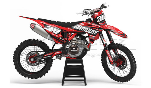 Custom graphics kit gasgas - mx,